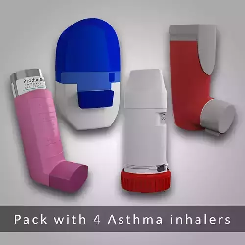 Asthma inhaler Pack - 4 devices