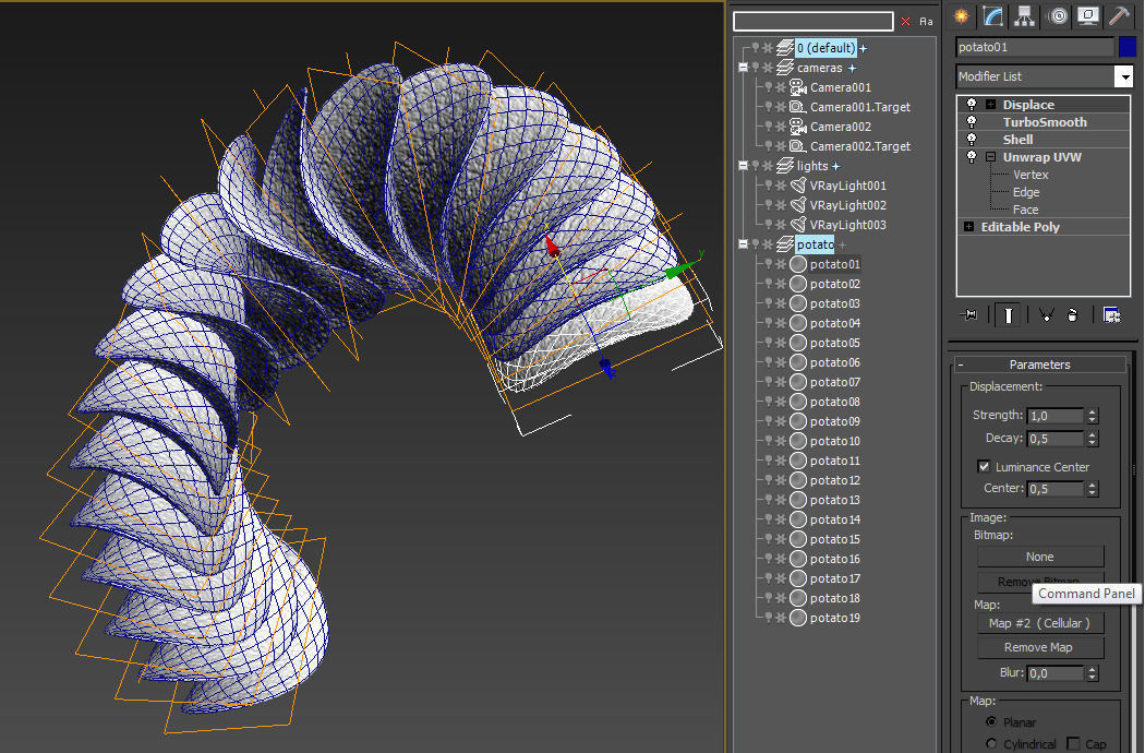 Pringles Potatoes 3D model_6