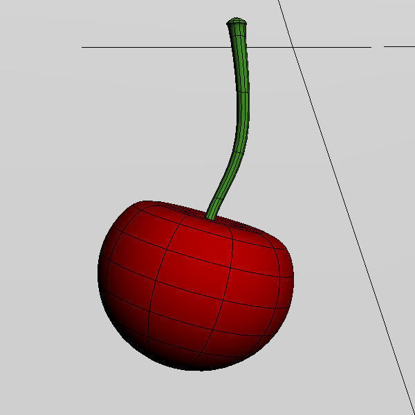 Cherry 3D model_2