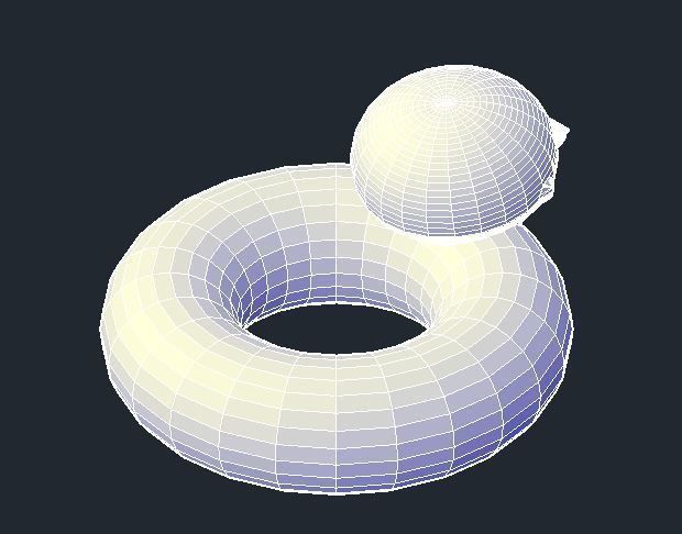 Rubber Ducky Pool Float 3D model_4