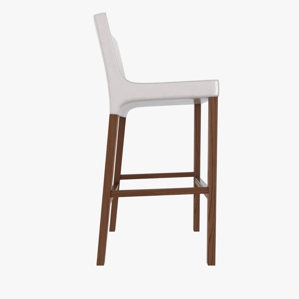 Blu dot knicker barstool 3D model_2
