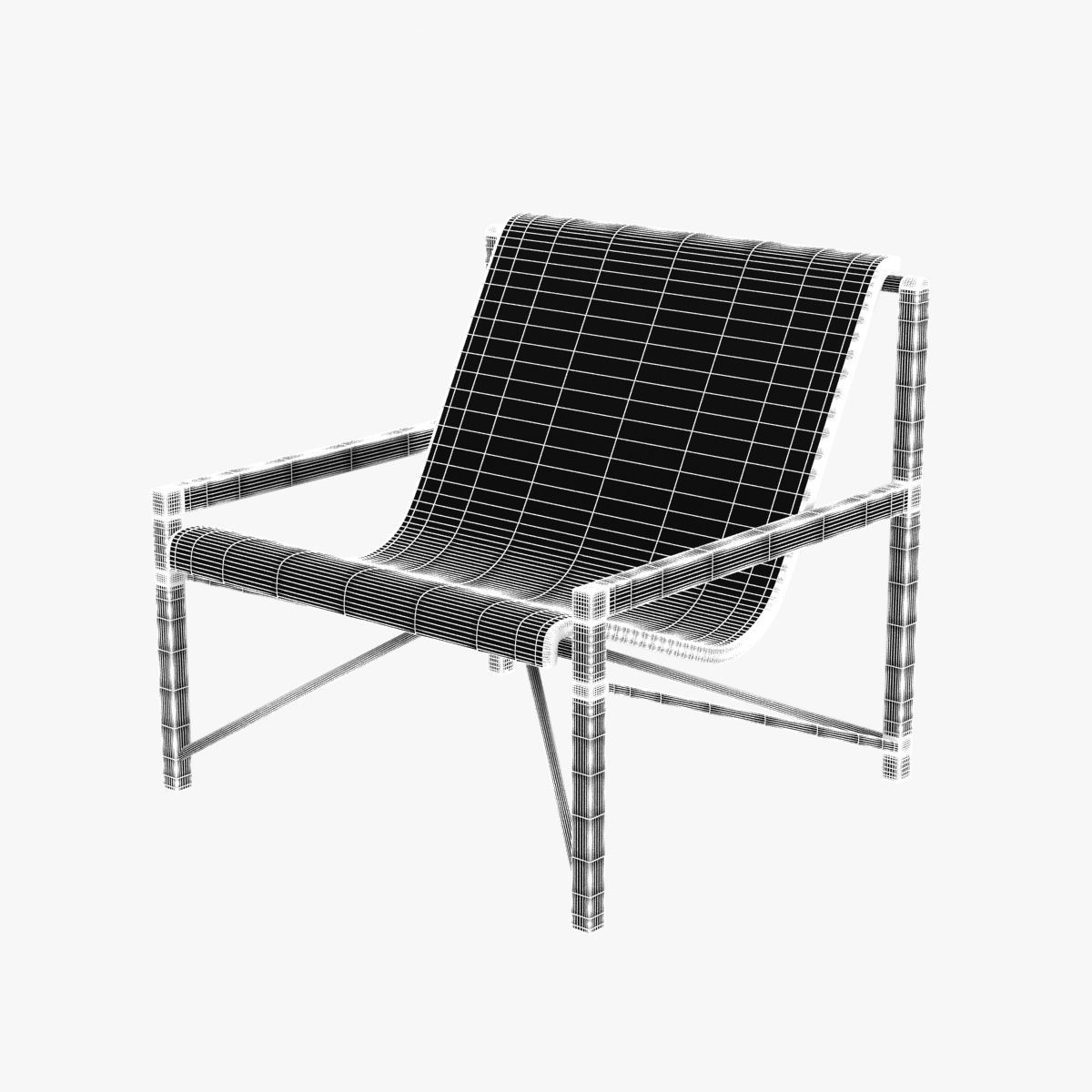 galanter and jones evia chair charcoal 3D model_7