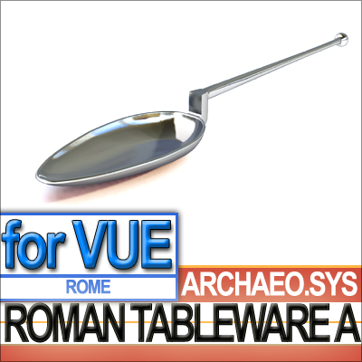 Ancient Roman Tableware A 3D model_1