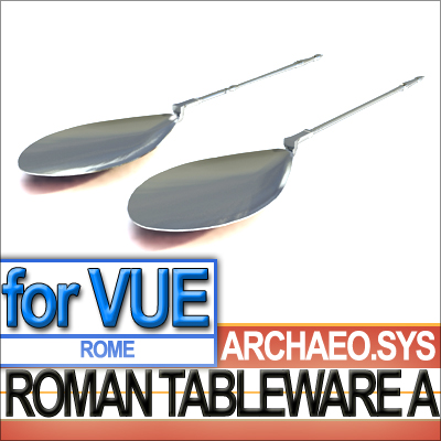 Ancient Roman Tableware A 3D model_5