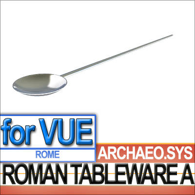 Ancient Roman Tableware A 3D model_3