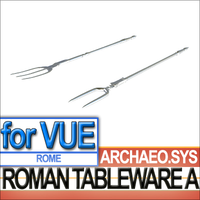 Ancient Roman Tableware A 3D model_6