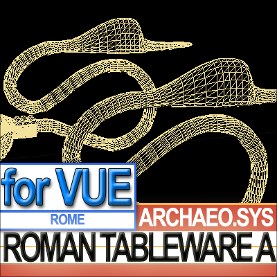 Ancient Roman Tableware A 3D model_8