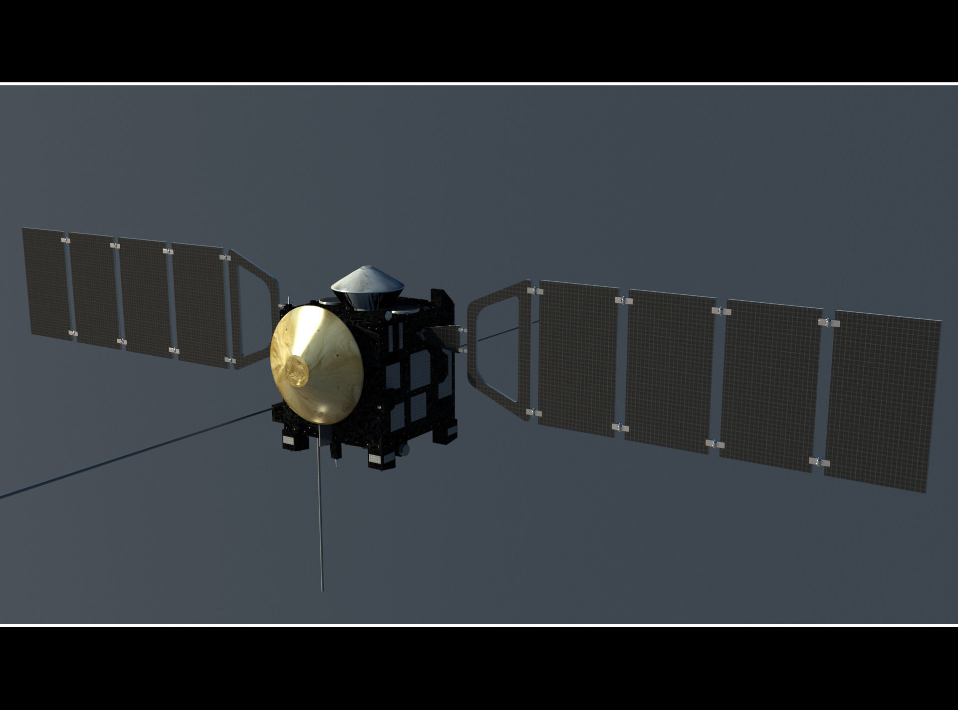 Mars Express Satellite 3D model_1