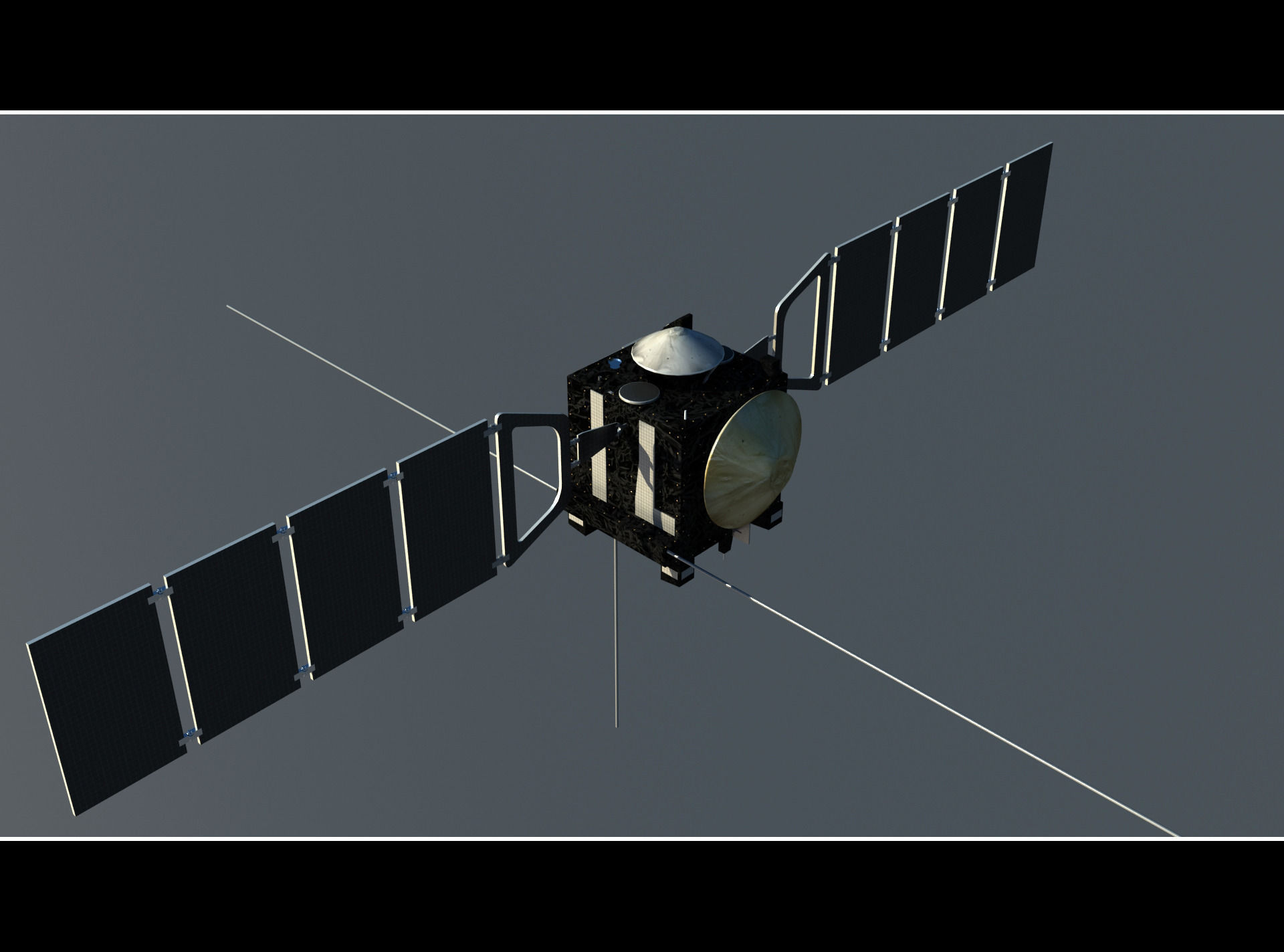 Mars Express Satellite 3D model_2
