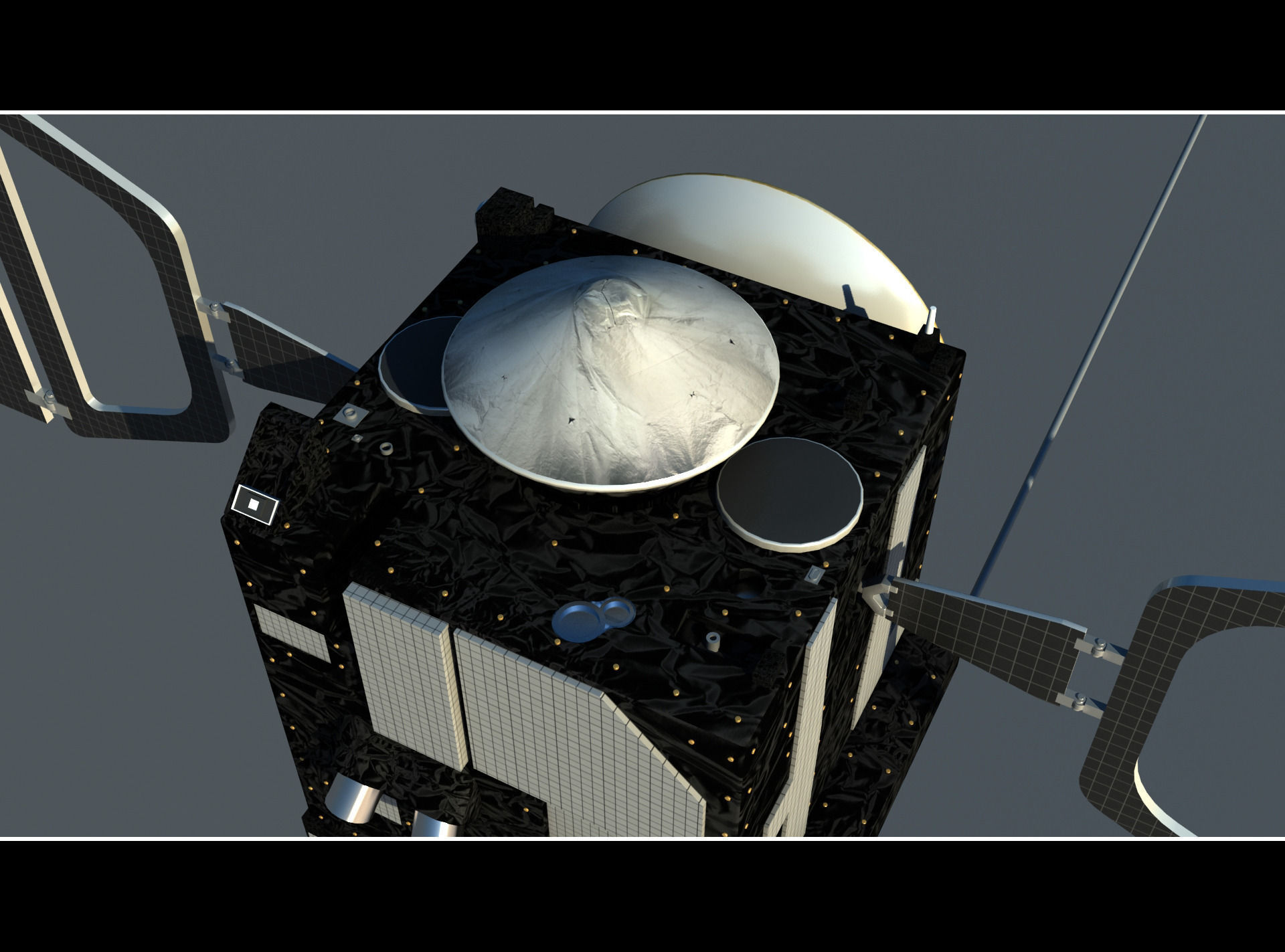 Mars Express Satellite 3D model_4