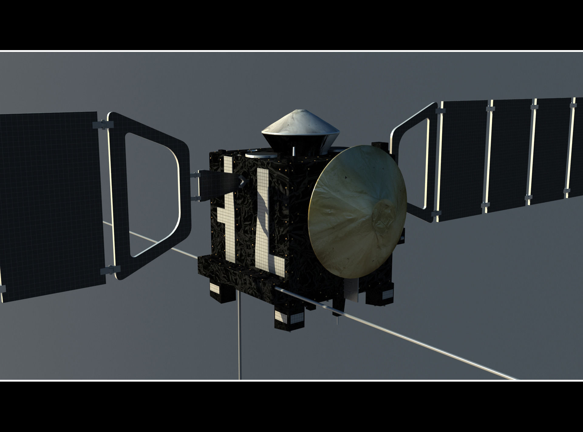 Mars Express Satellite 3D model_3