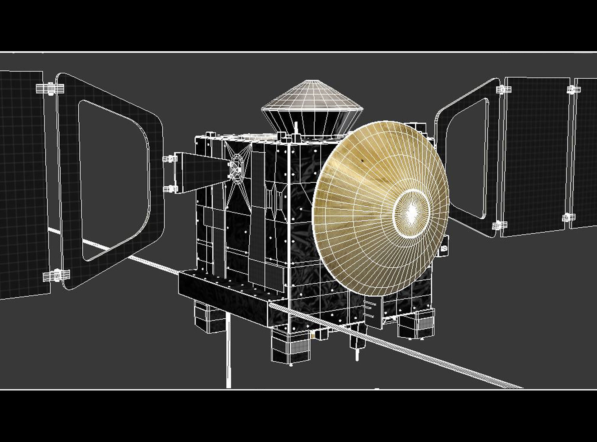 Mars Express Satellite 3D model_8