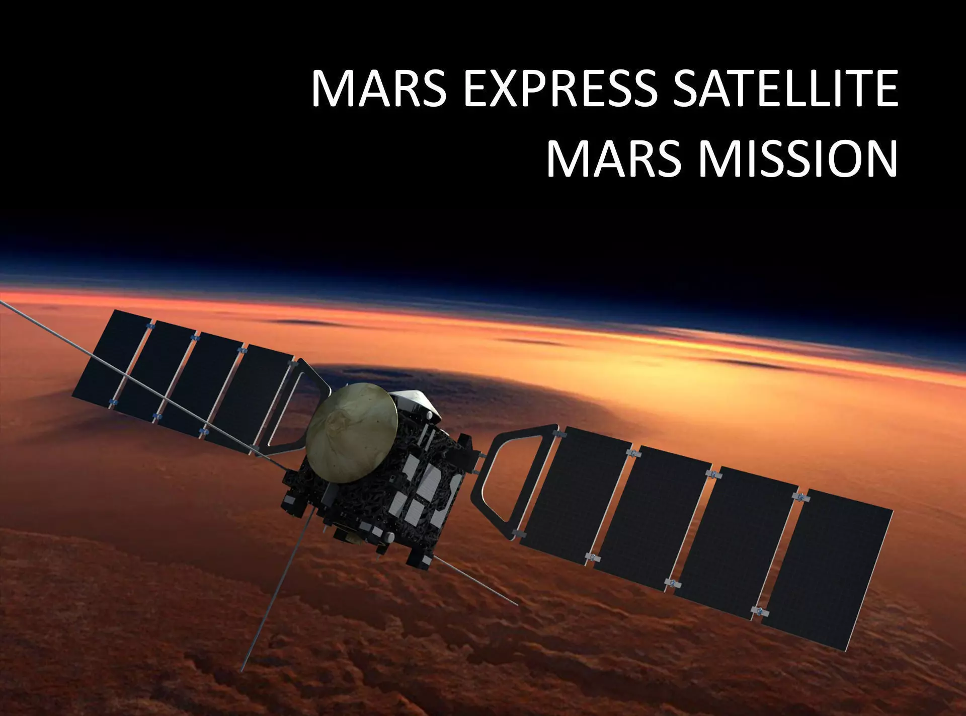 Mars Express Satellite 3D model_0