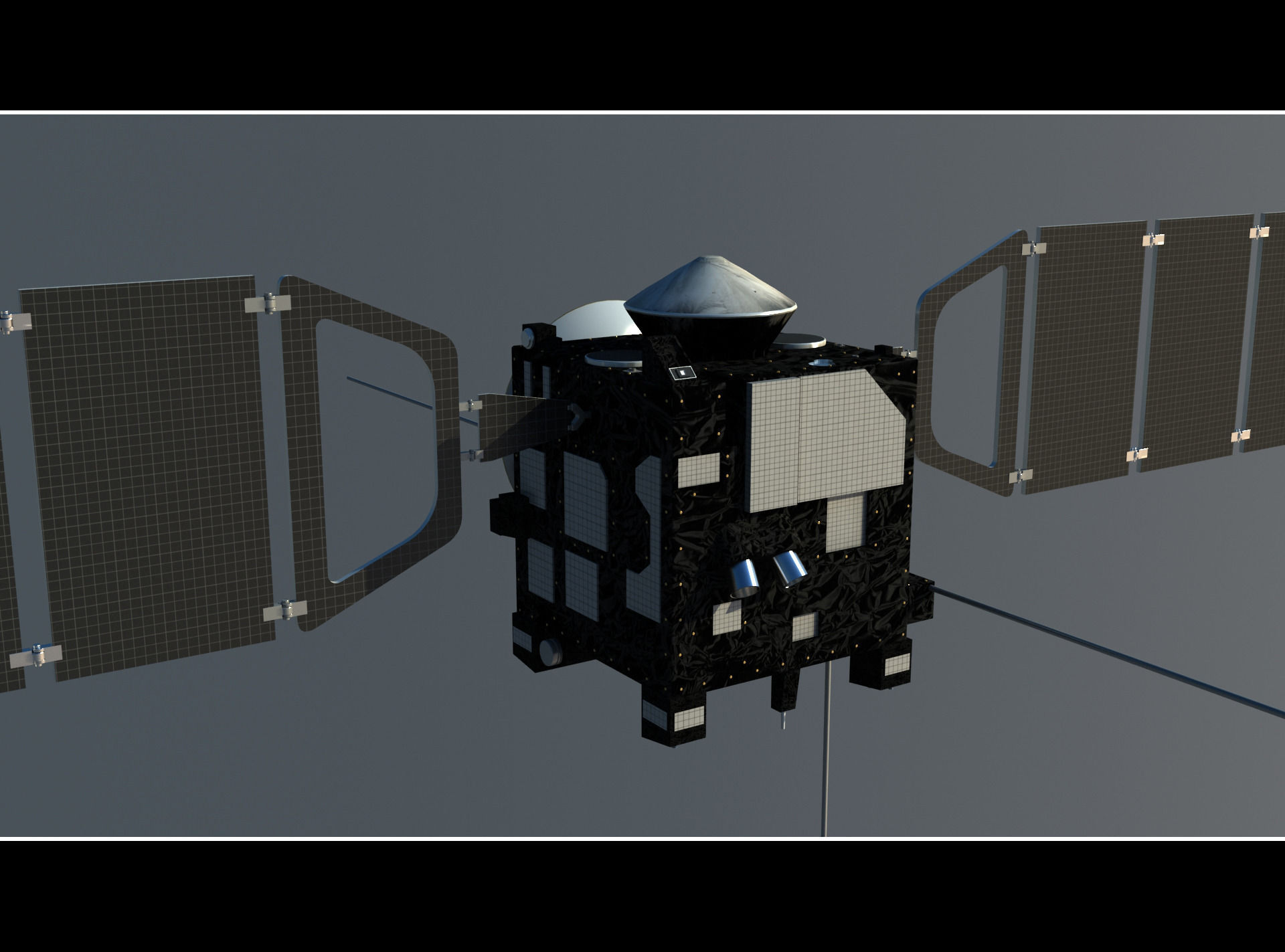 Mars Express Satellite 3D model_5