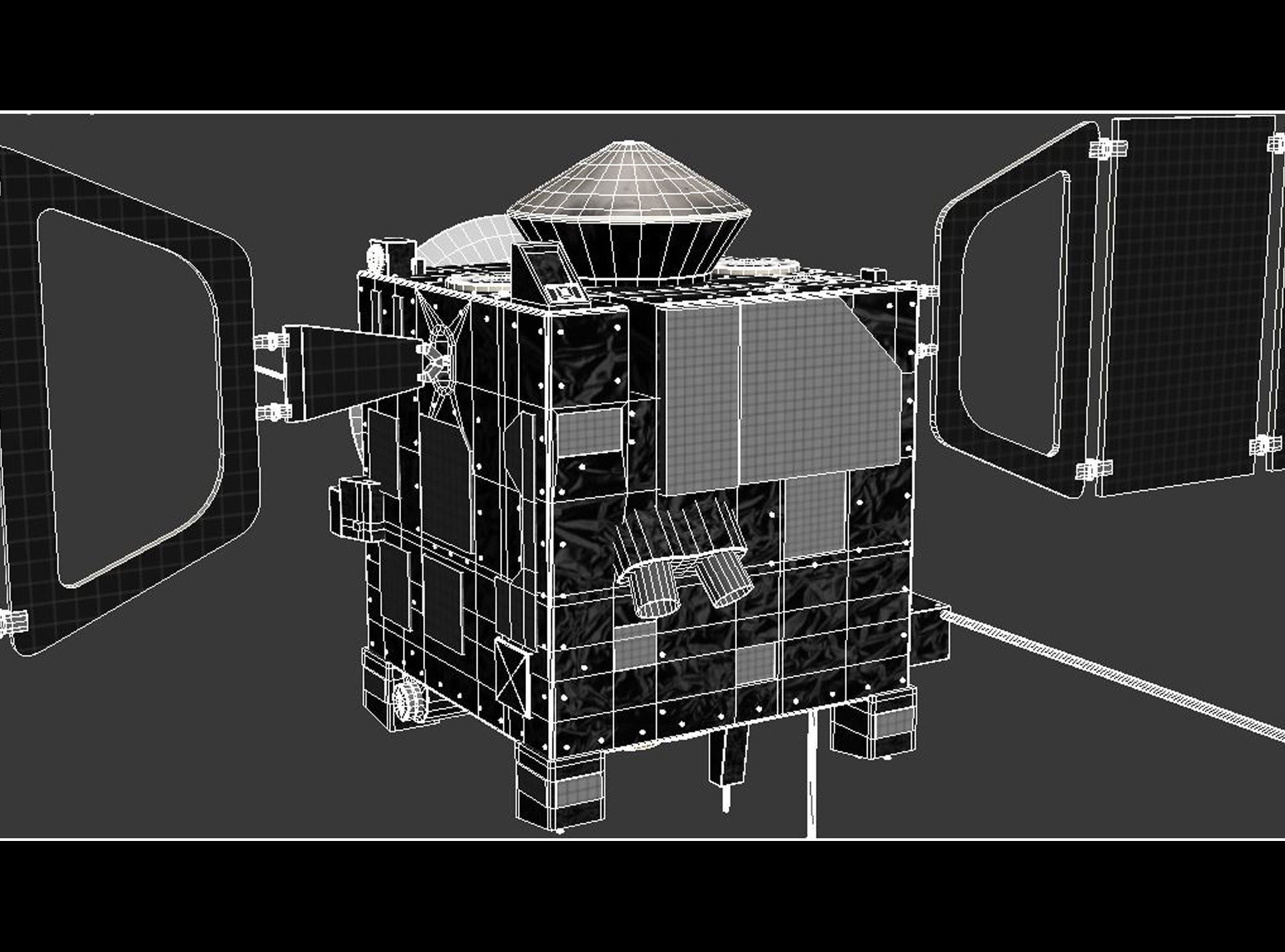 Mars Express Satellite 3D model_6