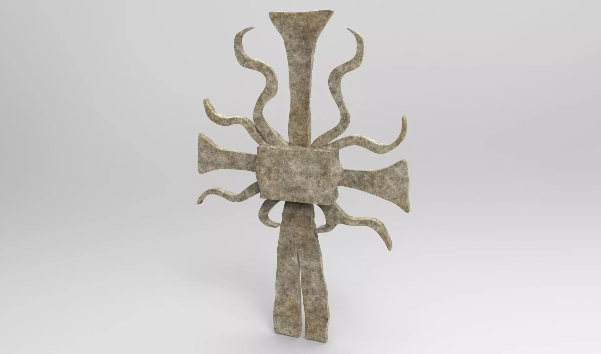 Medieval Baltic Cross 3D model