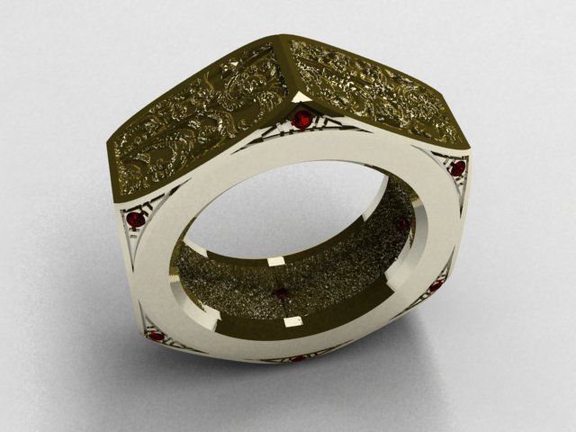 RING DADO 3D print model_2
