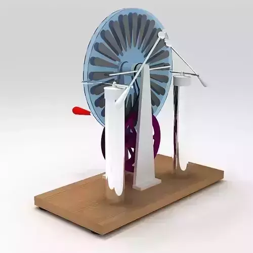 experiment sets 3D model