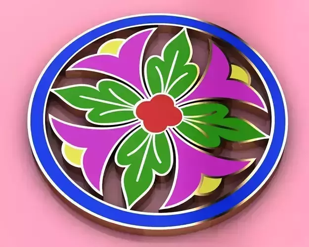 Armenian Church motif to be enameled   3D print model