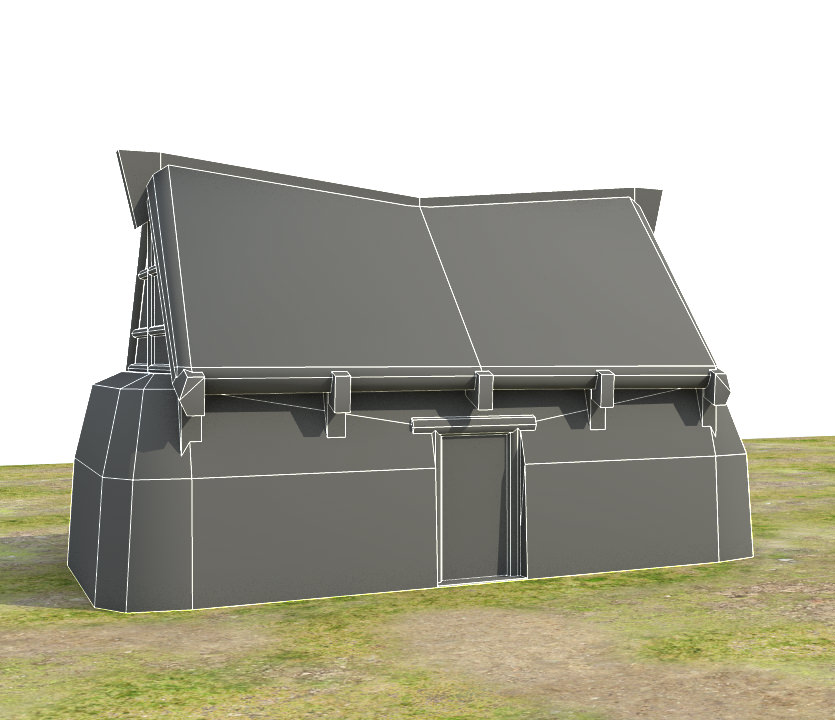 Medieval Fantasy Town Low-poly 3D model_26