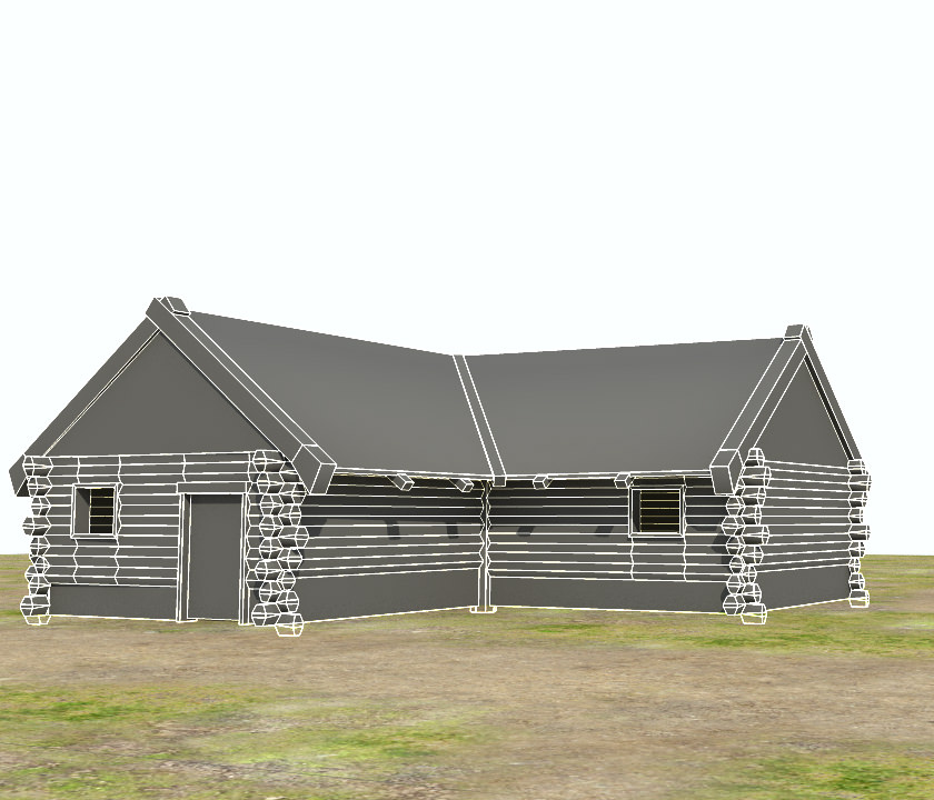 Medieval Fantasy Town Low-poly 3D model_42