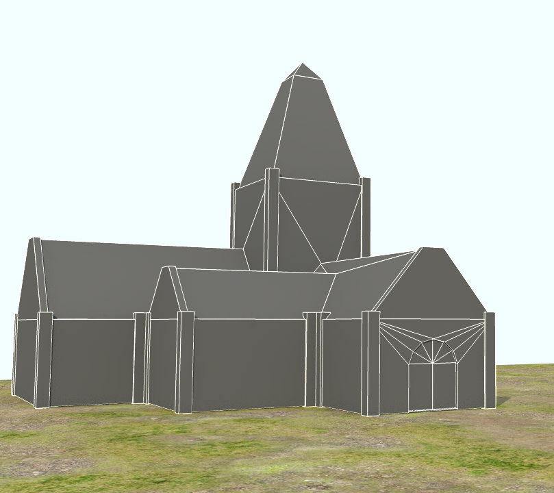 Medieval Fantasy Town Low-poly 3D model_49