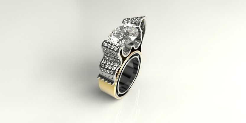 RING SCOTCH 3D print model_4