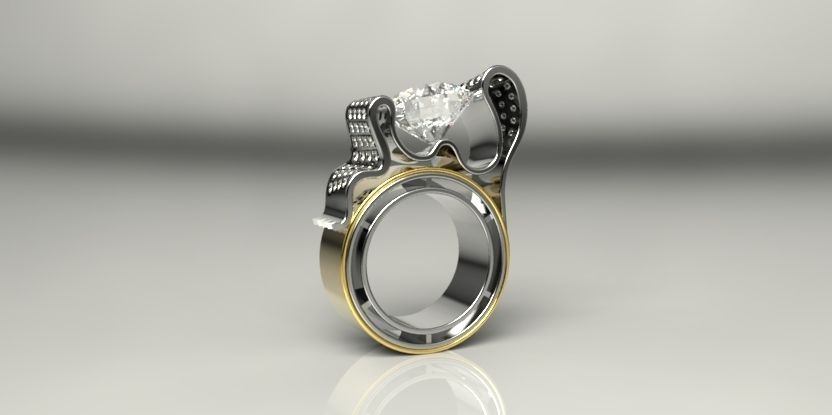 RING SCOTCH 3D print model_3
