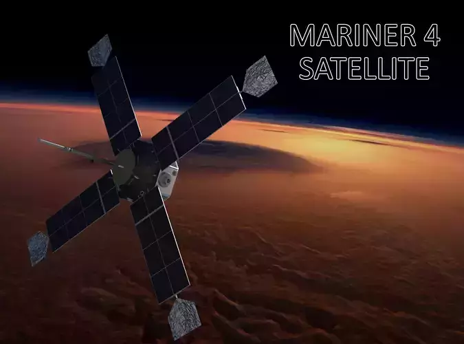 MARINER SATELLITE 3D model