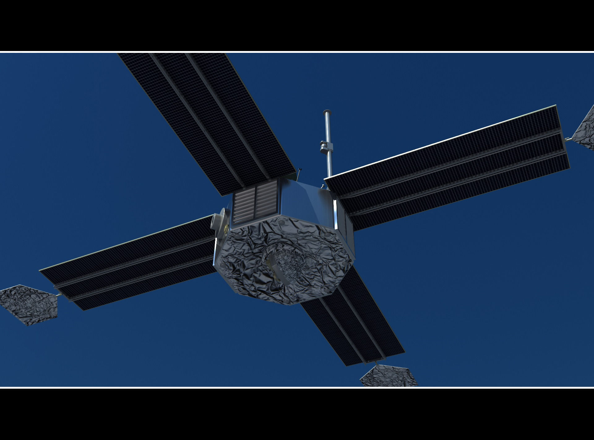 MARINER SATELLITE 3D model_3