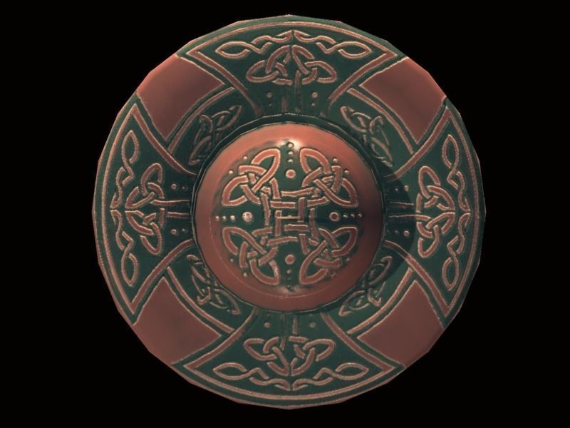 Garden Patio Fire Pit Low-poly 3D model_1