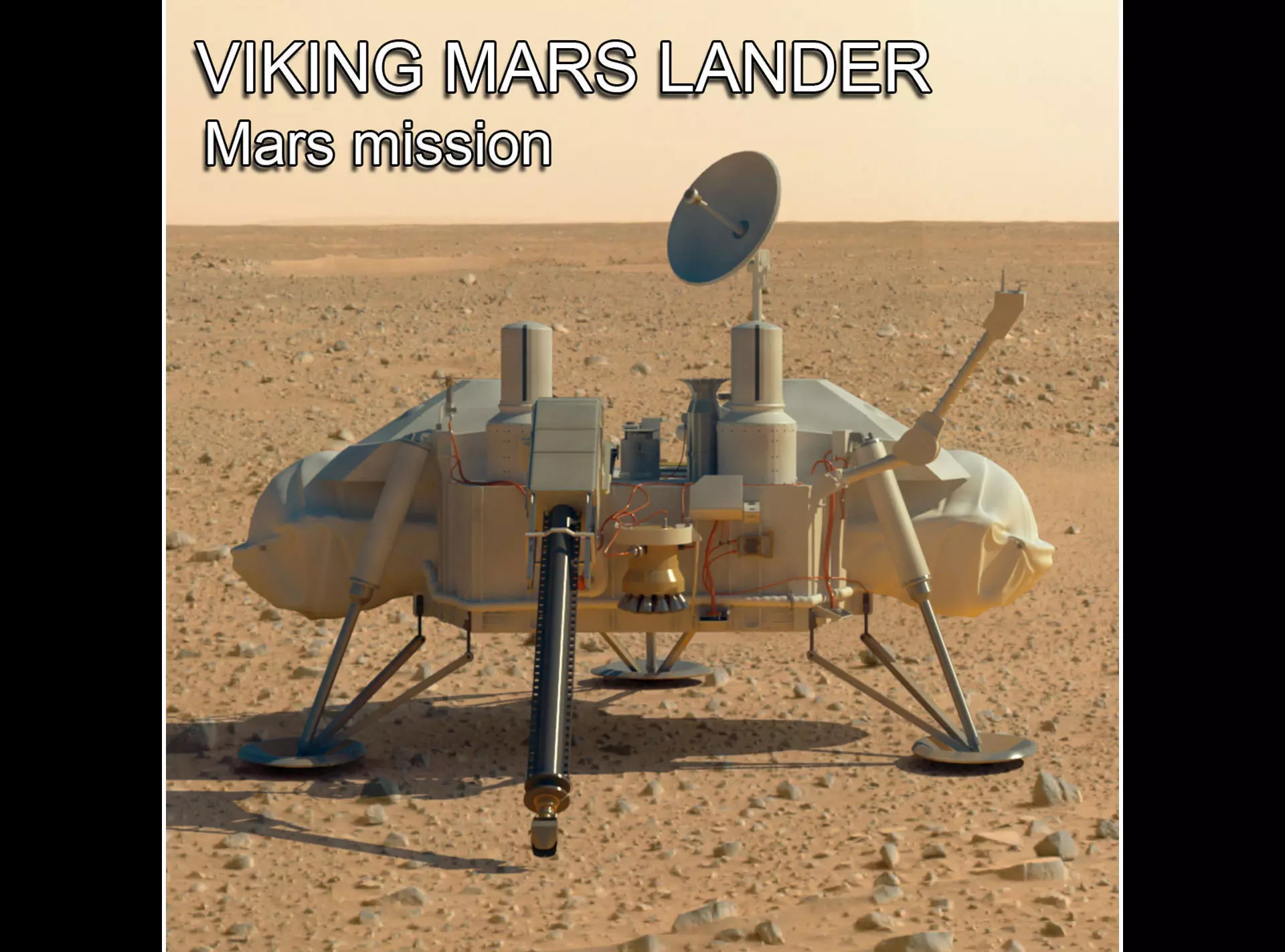 Viking mars lander 3D model_0