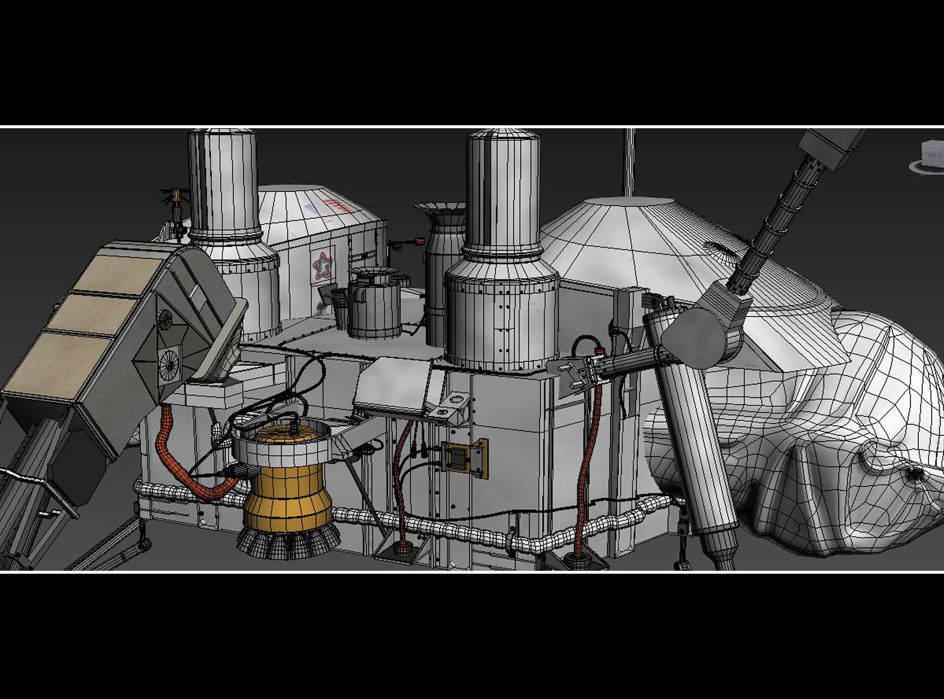 Viking mars lander 3D model_7