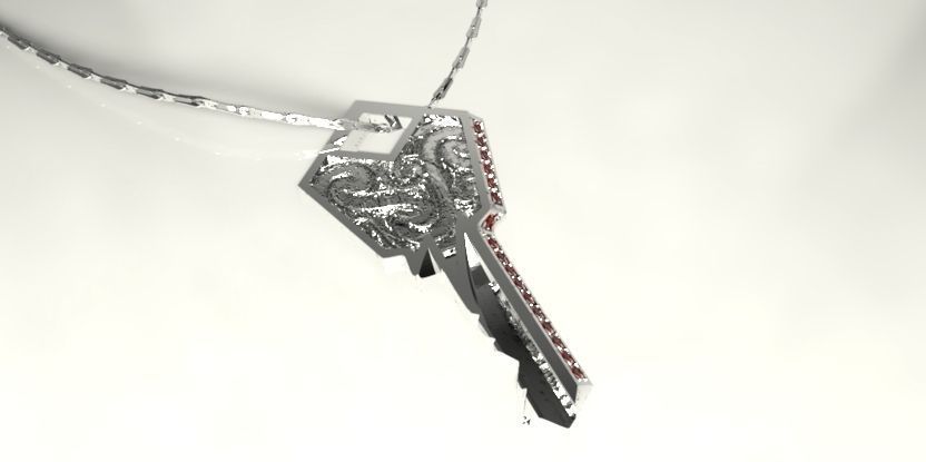 PENDANT KEY 3D print model_4