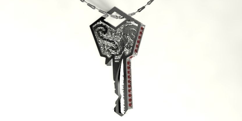 PENDANT KEY 3D print model_2