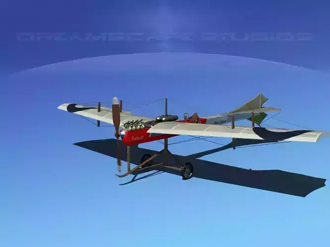 Antoinette Monoplane V02 3D model
