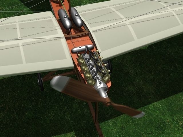 Antoinette Monoplane V02 3D model_16