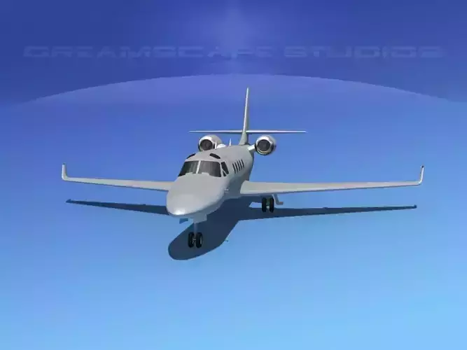 IAI Astra Jet Bare Metal 3D model