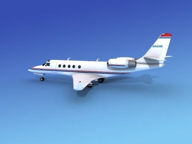 IAI Astra Jet V13 3D model_8