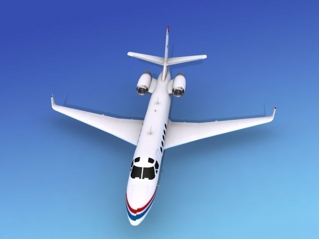 IAI Astra Jet V13 3D model_1