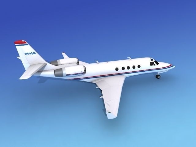 IAI Astra Jet V13 3D model_4