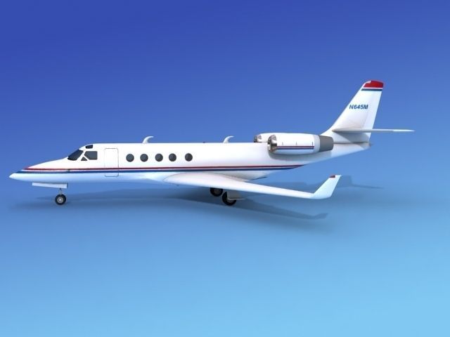 IAI Astra Jet V13 3D model_9