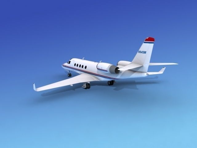 IAI Astra Jet V13 3D model_7
