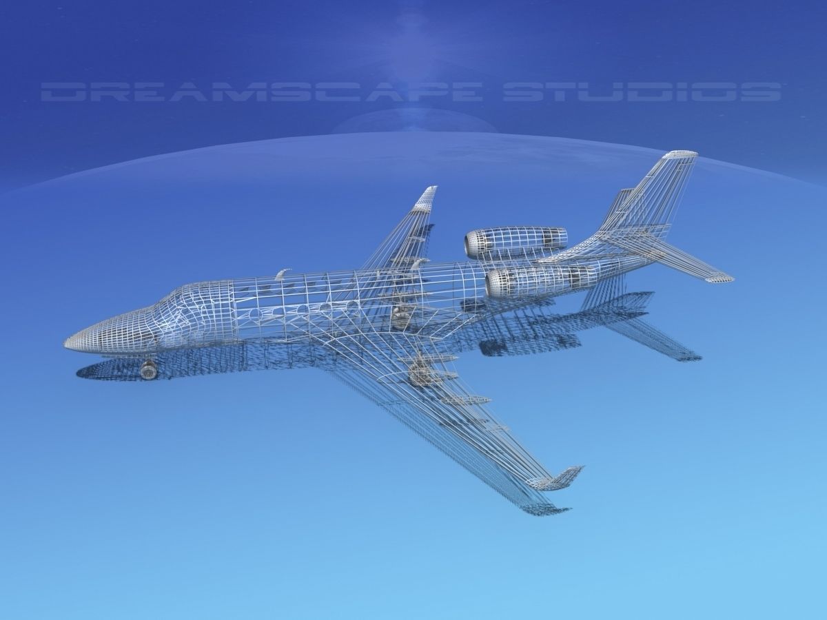 IAI Astra Jet V13 3D model_14