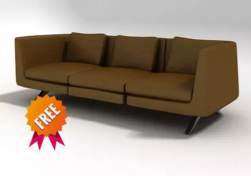 Sofa Hepburn Modular Free 3D model