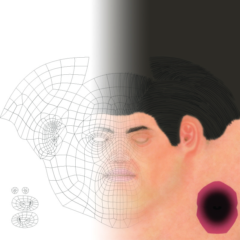 Man of Steel Costume Low-poly 3D model_9