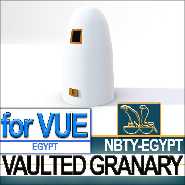 Ancient Egyptian Vaulted Granary 3D model_2
