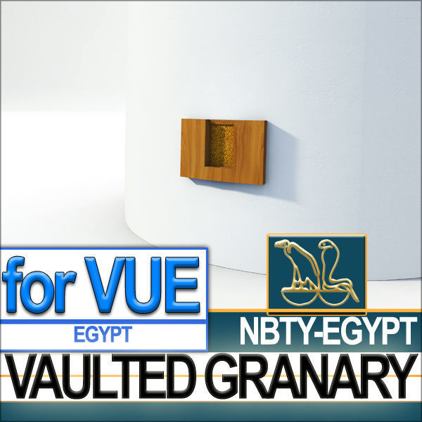 Ancient Egyptian Vaulted Granary 3D model_4