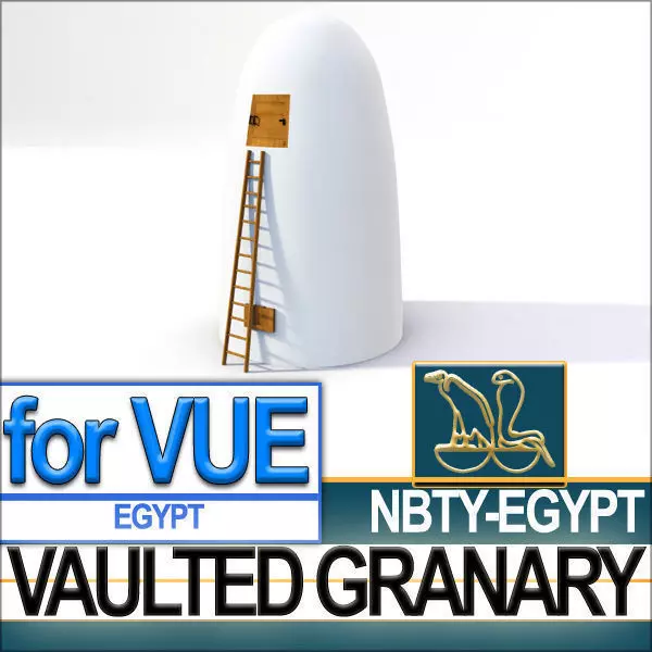 Ancient Egyptian Vaulted Granary 3D model_0