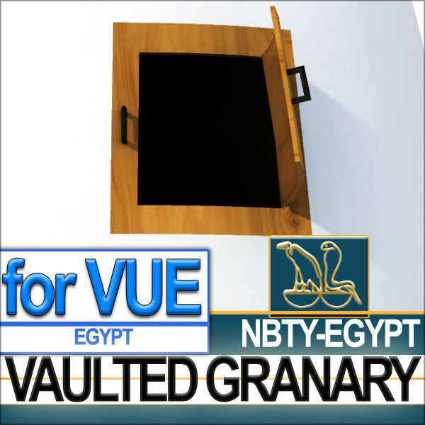 Ancient Egyptian Vaulted Granary 3D model_1